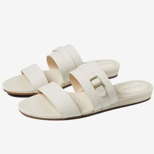 Cole Haan Francine Demi Wedge Slide In Leather Size 8